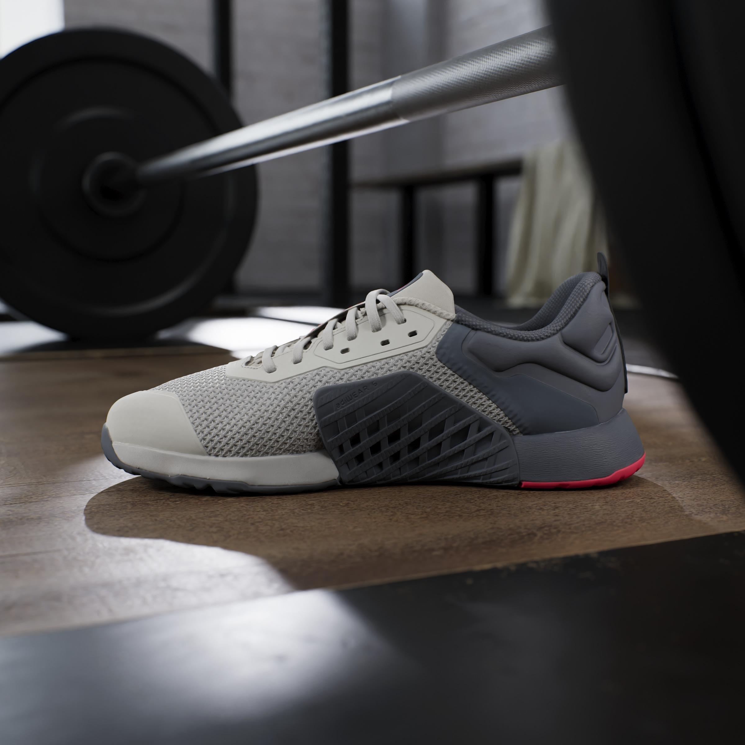 Unisex Dropset 3 strength training shoes, Grey, , large image number 9
