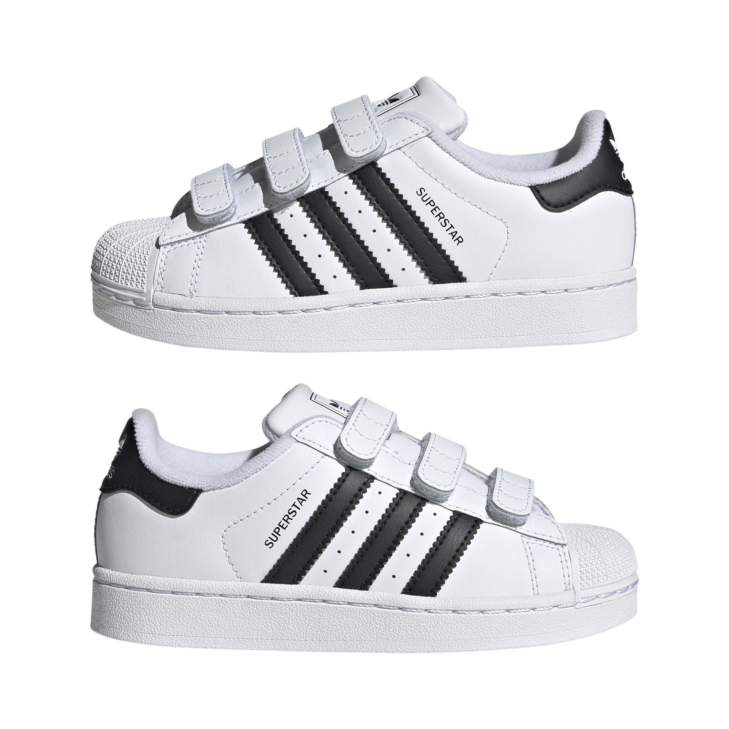 Unisex Kids Superstar II Comfort Closure Shoes, White, , large image number 6