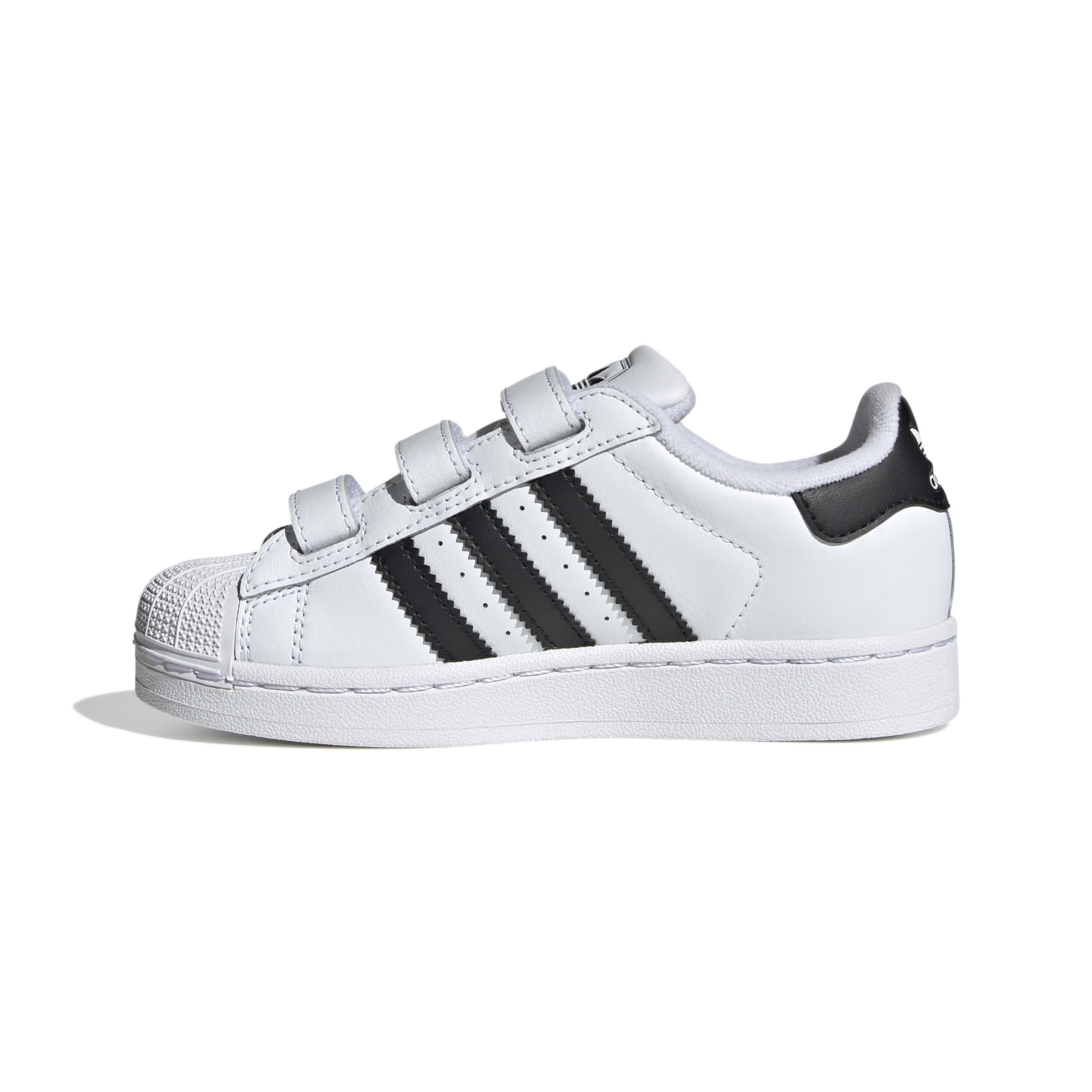 Unisex Kids Superstar II Comfort Closure Shoes, White, , large image number 7
