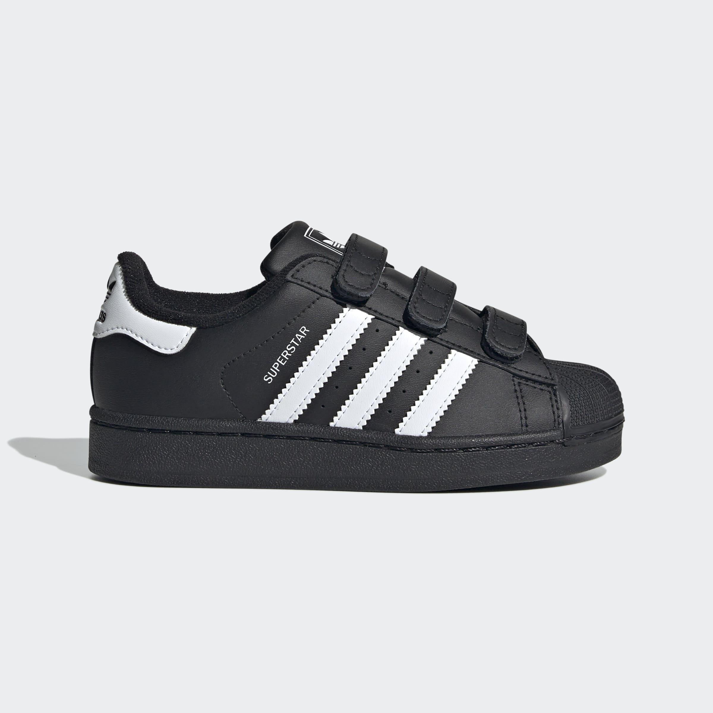 Kids Unisex Superstar II Comfort Closure Shoes, Black