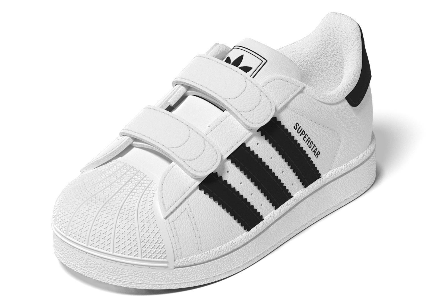 Unisex Kids Superstar II Comfort Closure Shoes, White, , large image number 6