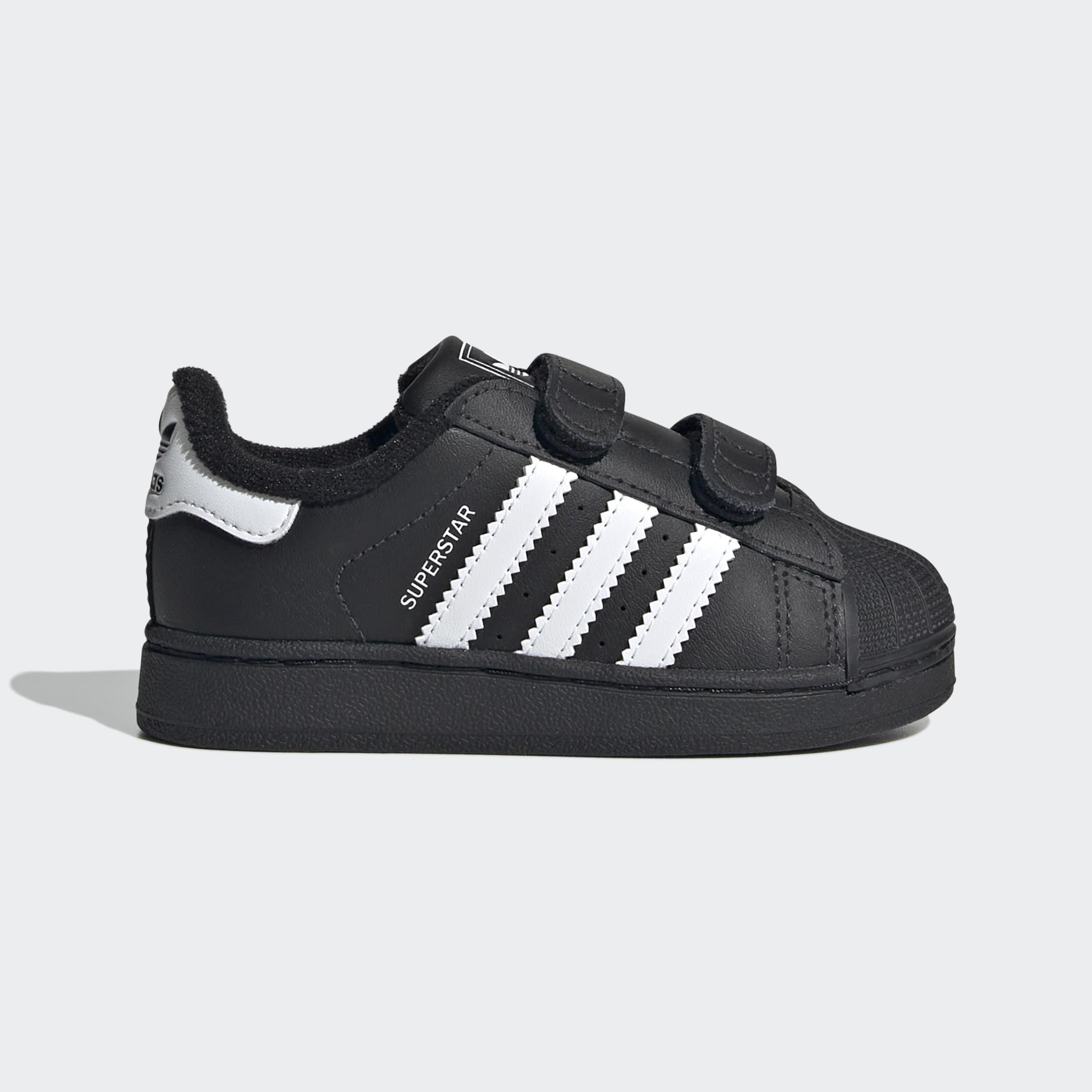 Kids Unisex Superstar II Comfort Closure Shoes, Black