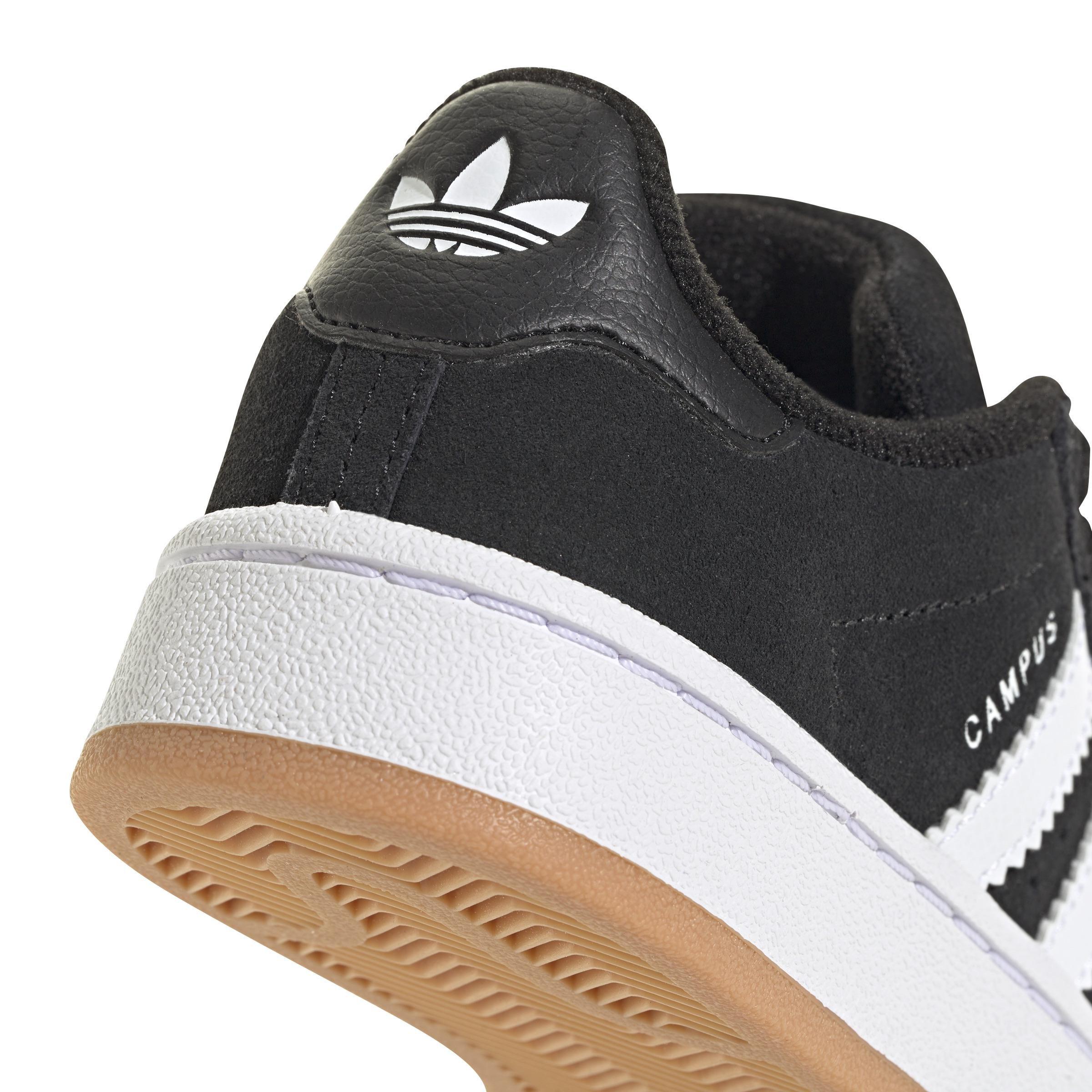 Unisex Kids Campus 00s Elastic Lace Shoes, Black, , large image number 4