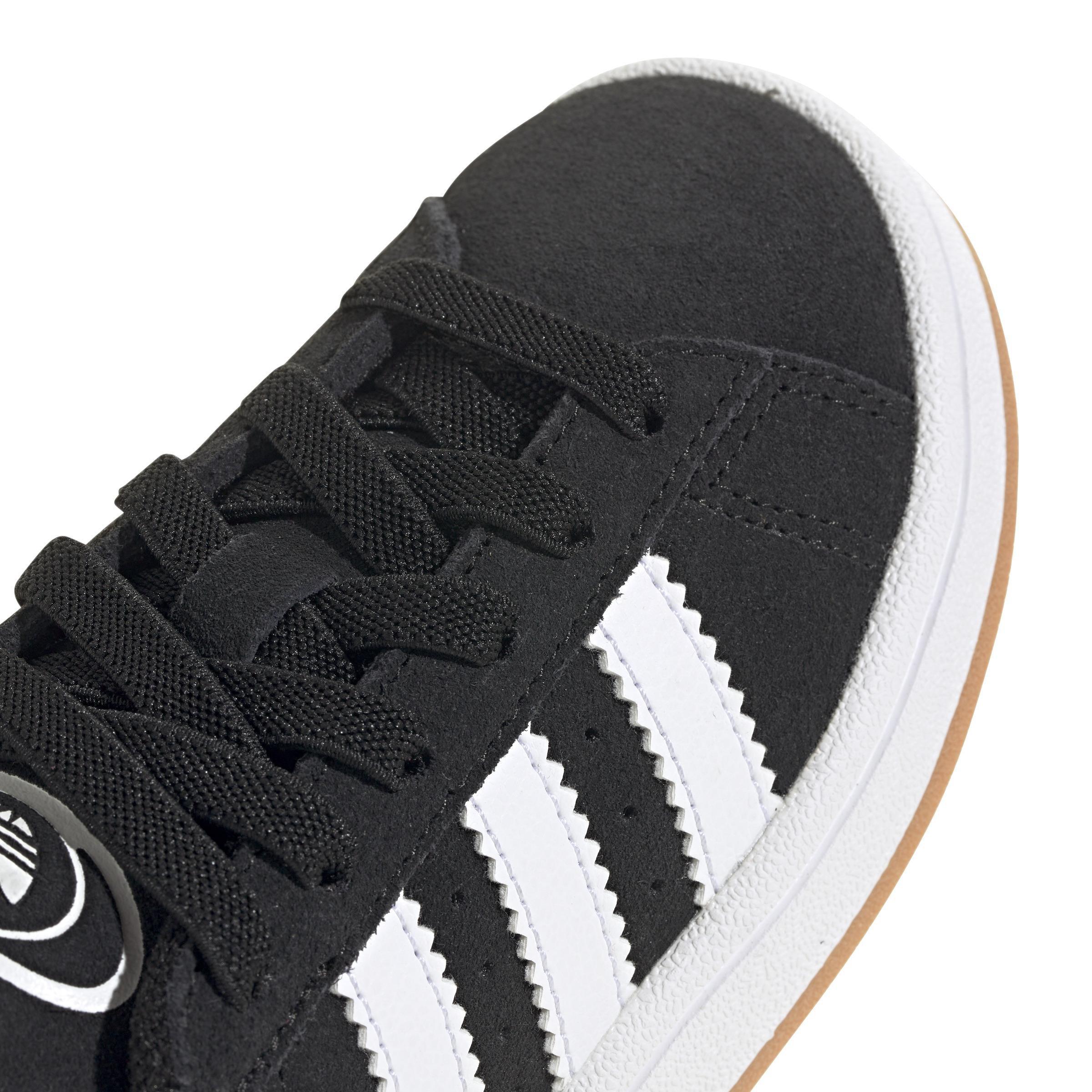 Unisex Kids Campus 00s Elastic Lace Shoes, Black, , large image number 5