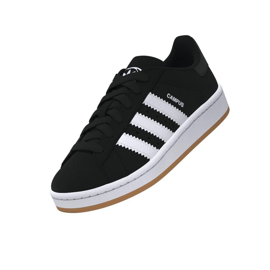 Unisex Kids Campus 00s Elastic Lace Shoes, Black, , large image number 6