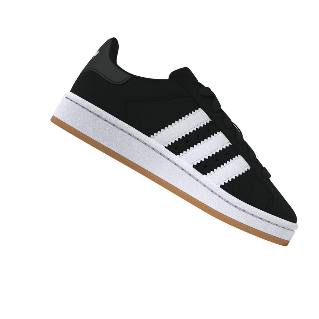 Unisex Kids Campus 00s Elastic Lace Shoes, Black, , large image number 10