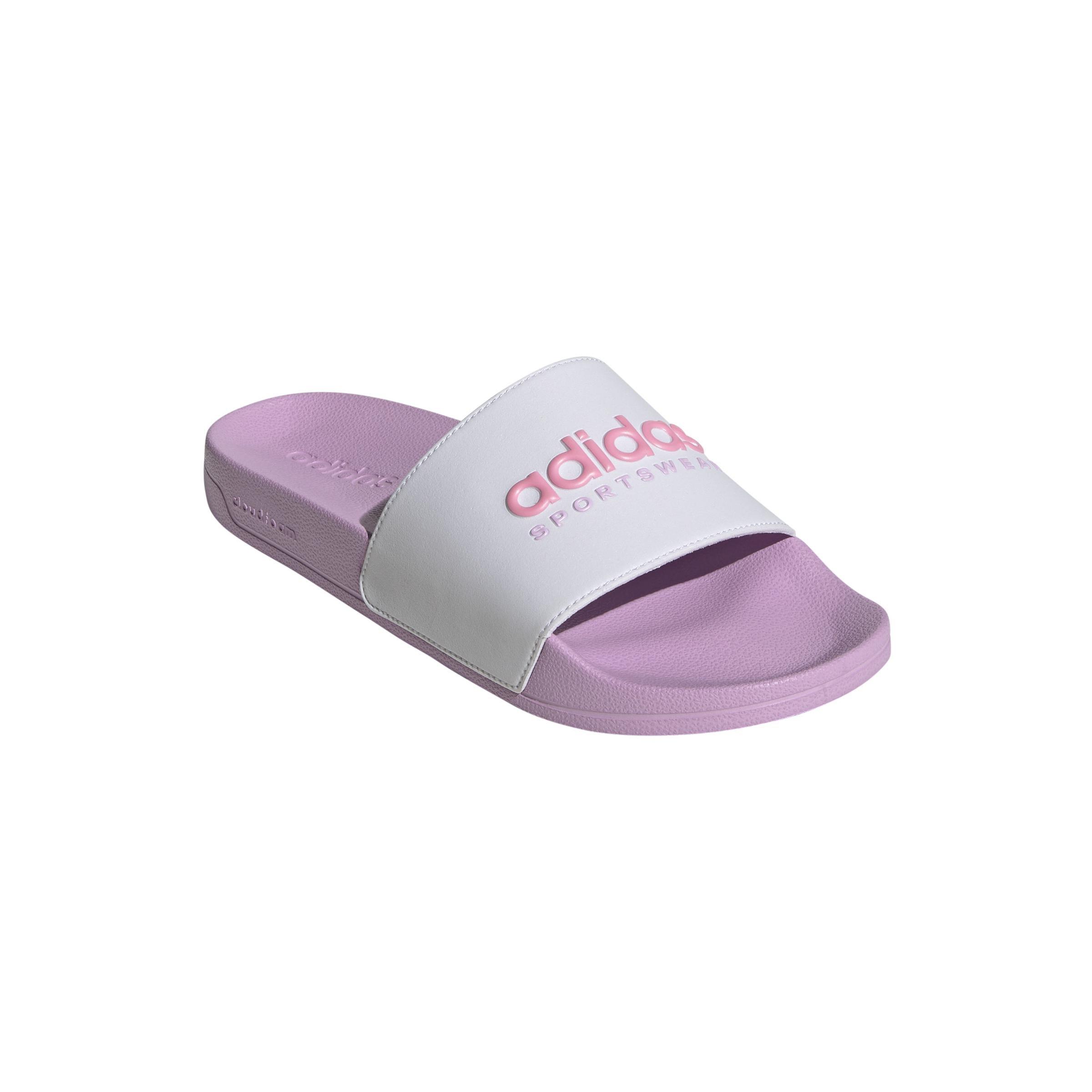 Unisex Adilette Shower Slides, White, , large image number 2