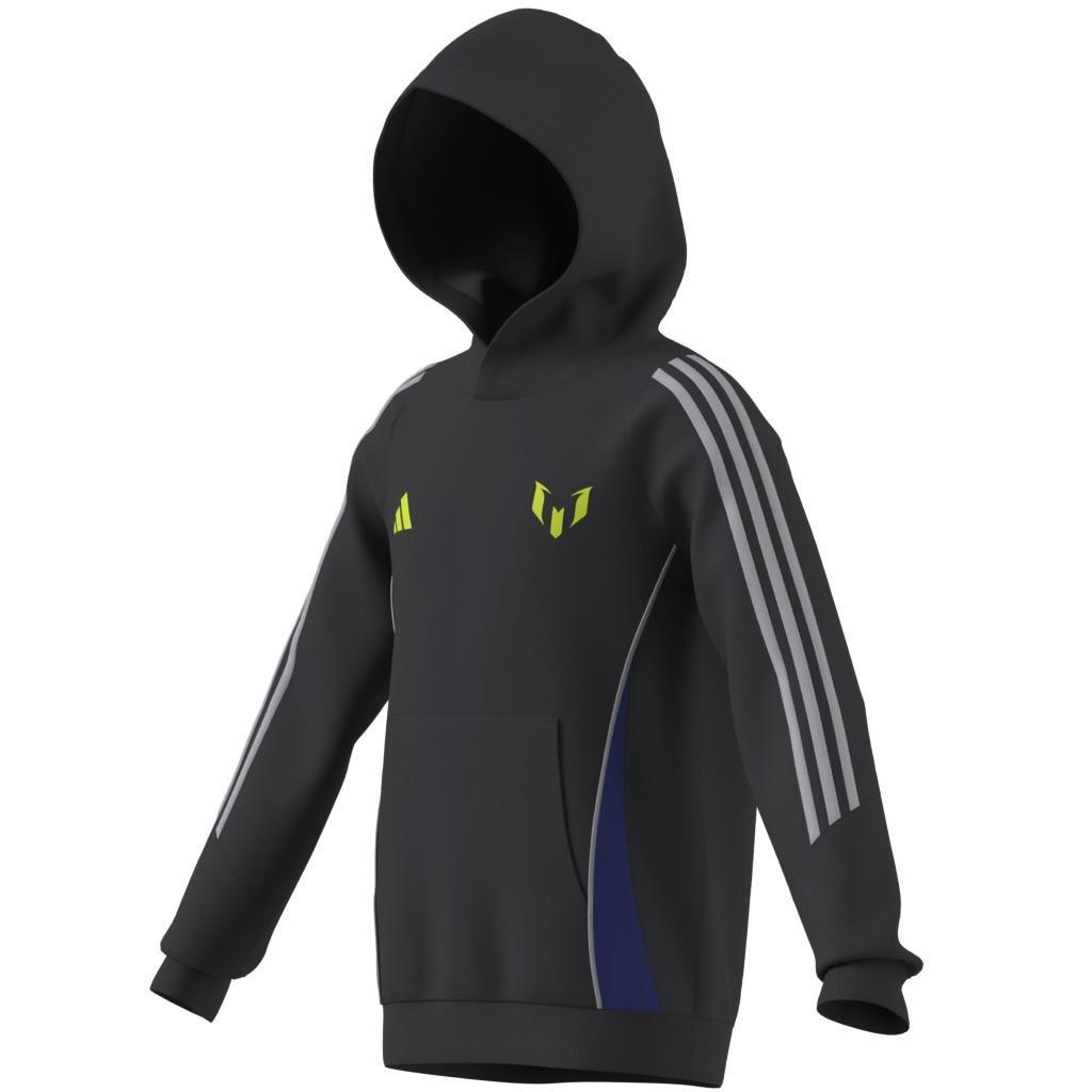 Unisex Kids Messi Hoodie, Grey, , large image number 6
