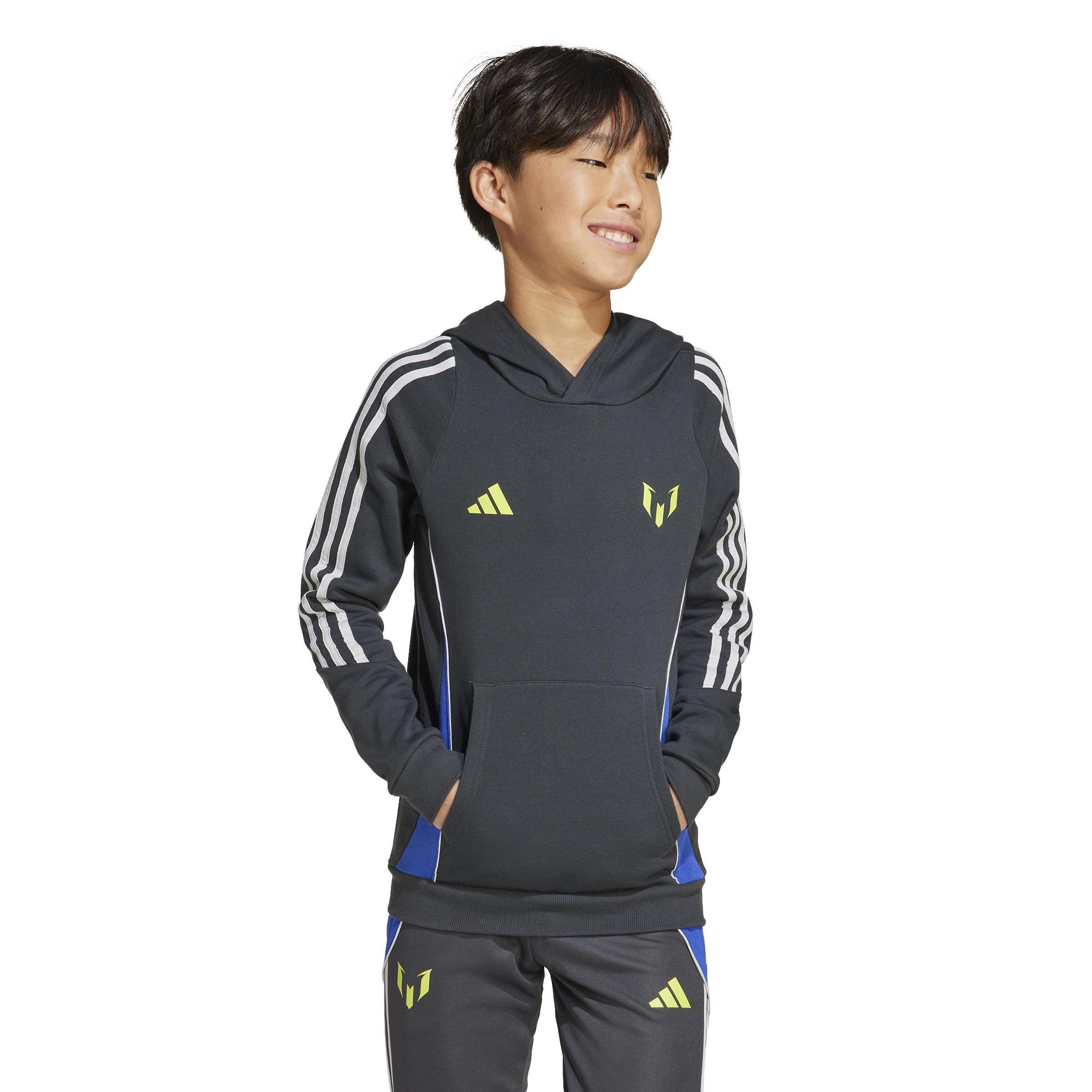 Unisex Kids Messi Hoodie, Grey, , large image number 12