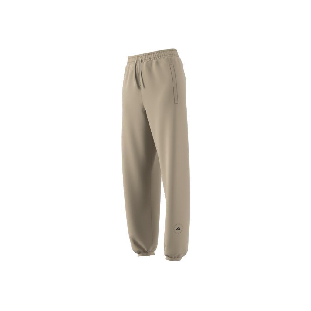 adidas by Stella McCartney Loose Sweat Tracksuit Bottoms, Beige, A701_ONE, large image number 11