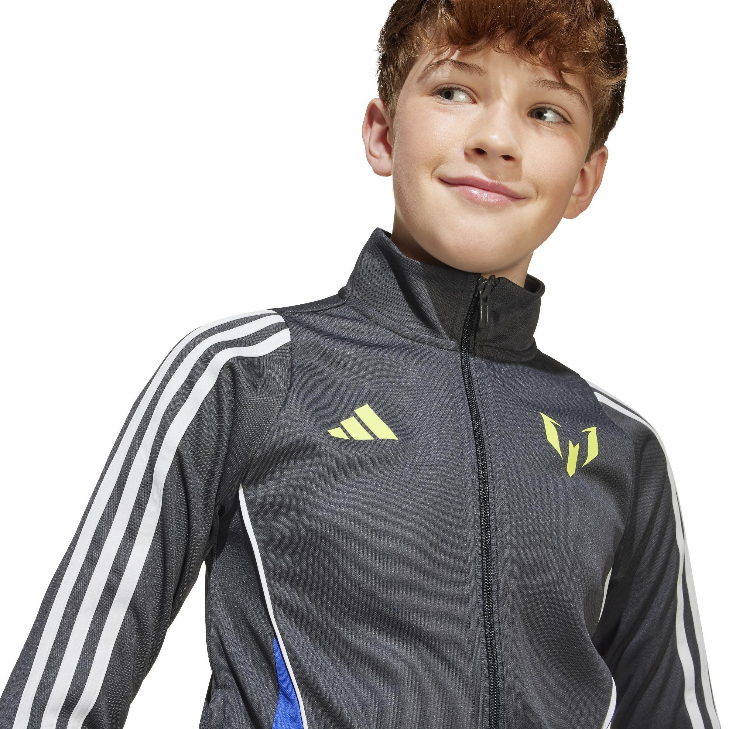 Unisex Kids Messi Jacket, Grey, , large image number 4