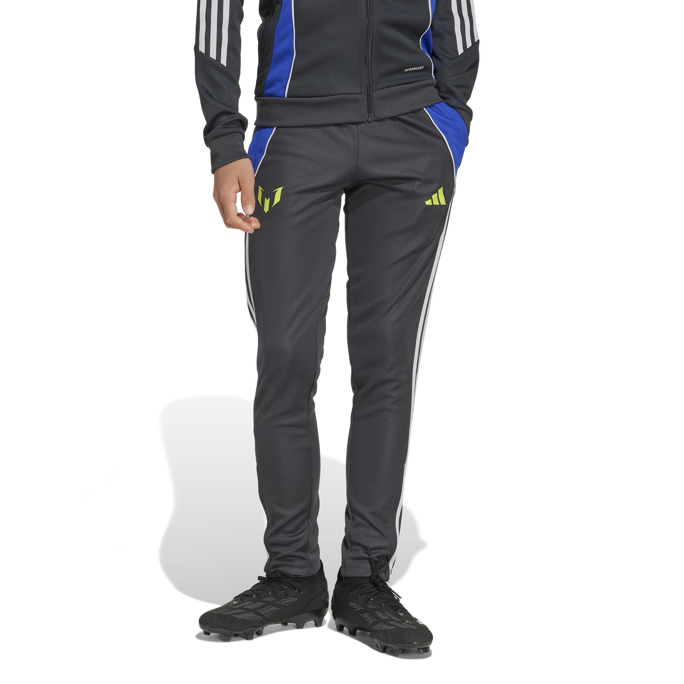Unisex Kids Messi Training Pants, Grey, , large image number 8