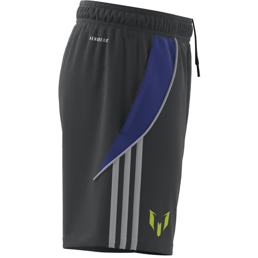 Unisex Kids Messi Shorts, Grey, , large image number 12