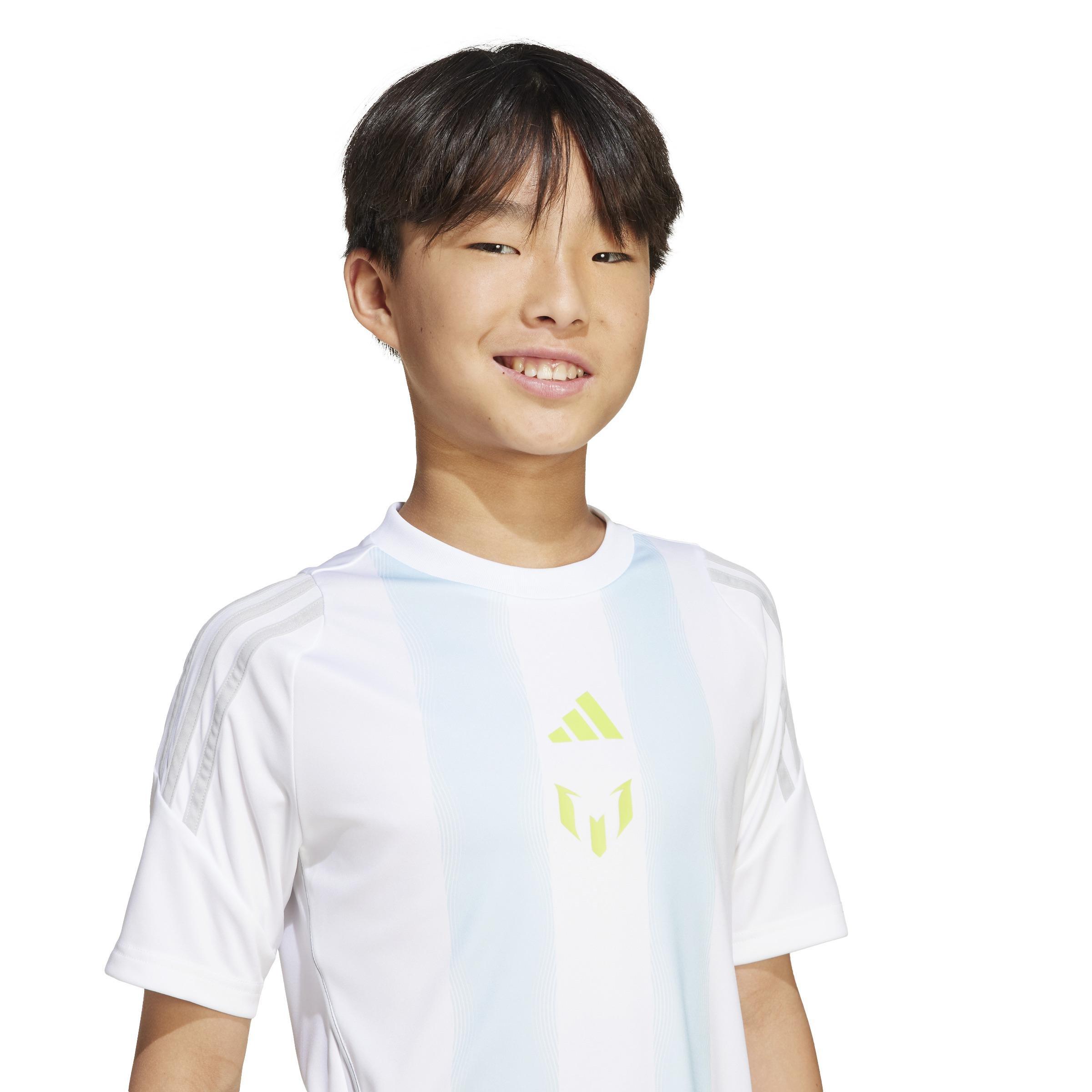 Unisex Kids Messi Training Jersey, White, , large image number 4