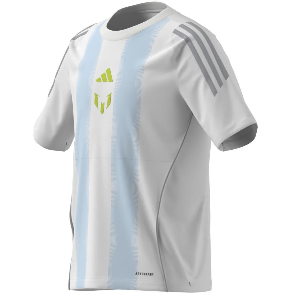 Unisex Kids Messi Training Jersey, White, , large image number 10