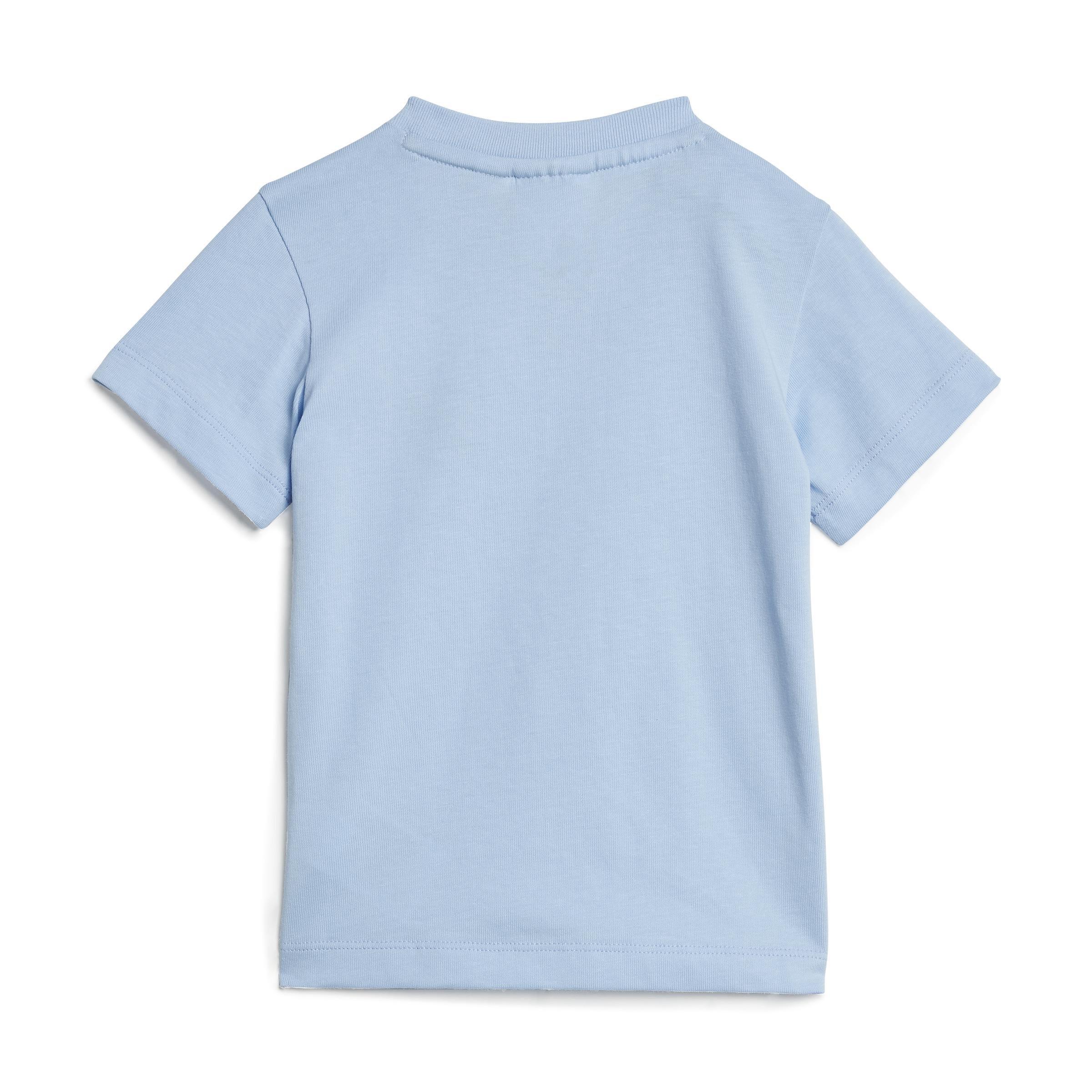 Unisex Kids Shorts Tee Set, Blue, , large image number 2