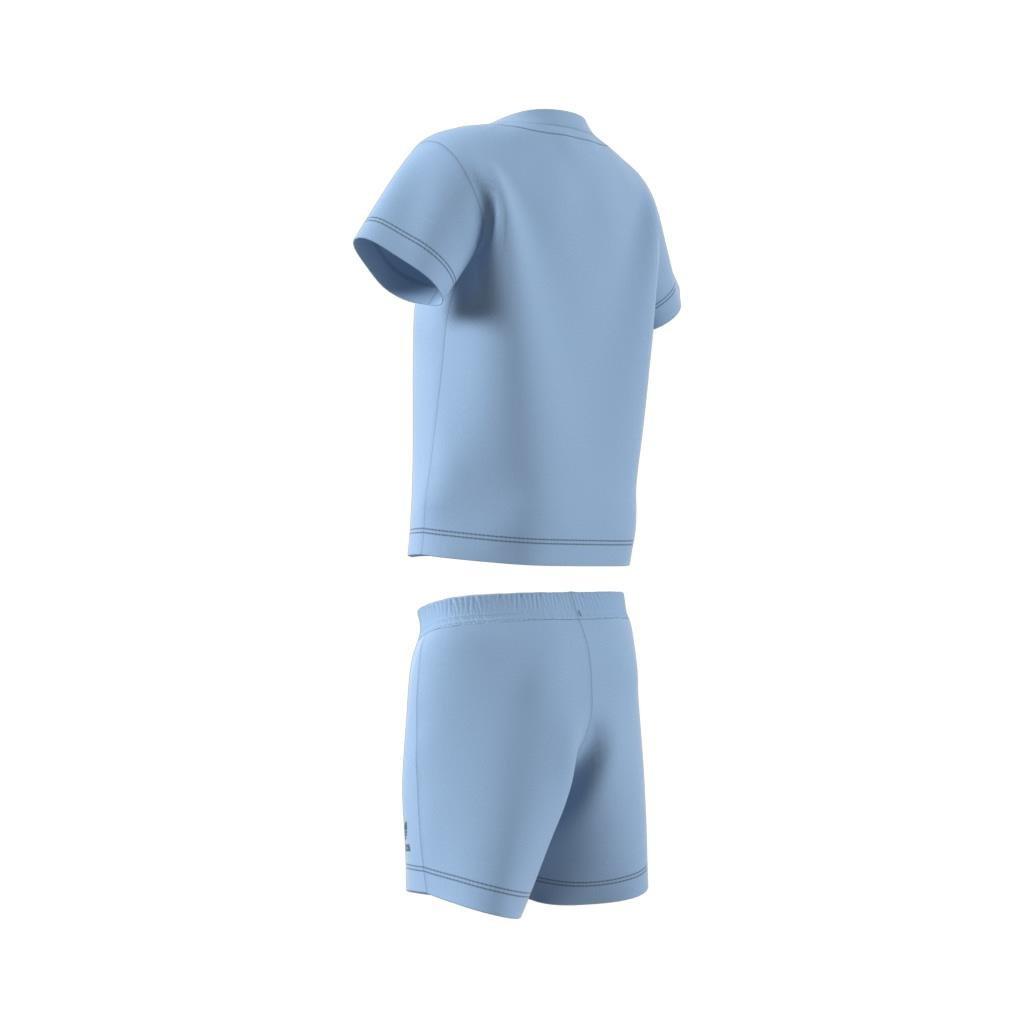 Unisex Kids Shorts Tee Set, Blue, , large image number 8