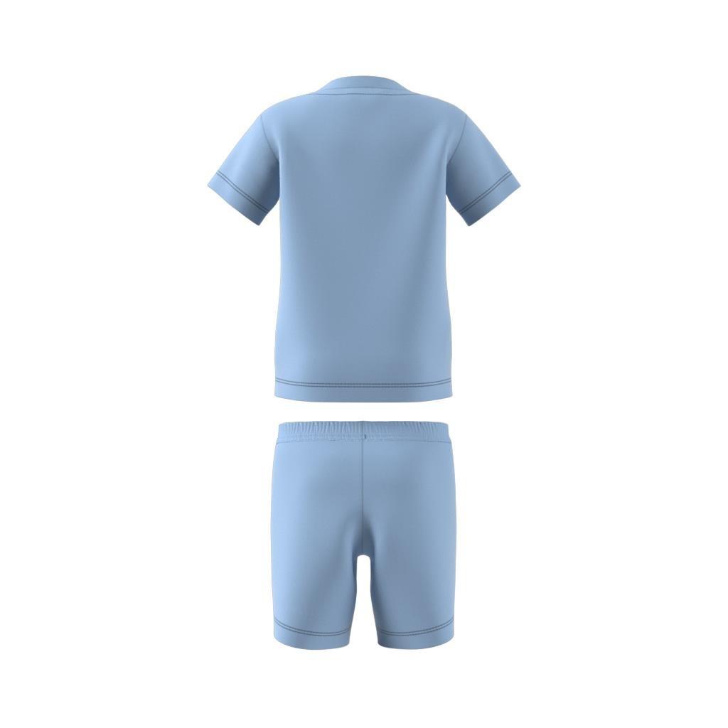 Unisex Kids Shorts Tee Set, Blue, , large image number 10