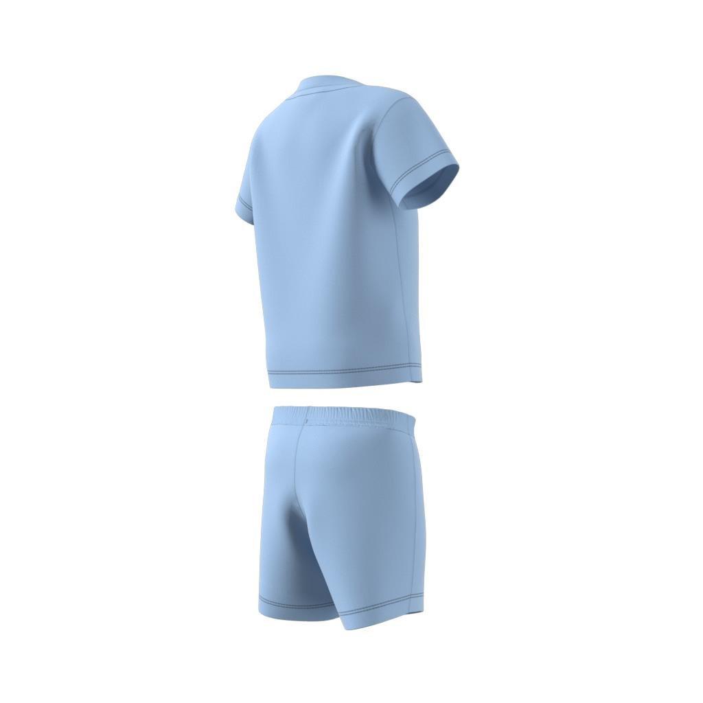 Unisex Shorts Tee Set, Blue, A701_ONE, large image number 11