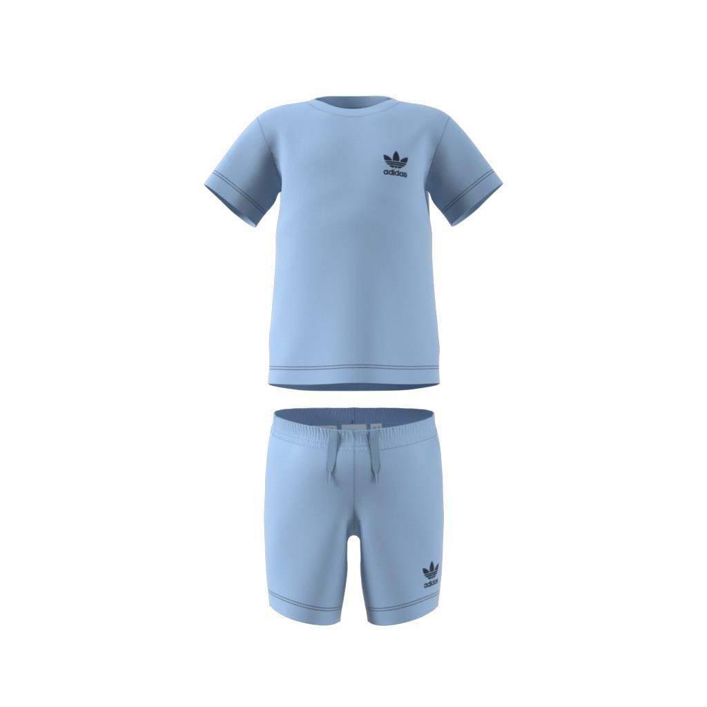 Unisex Kids Shorts Tee Set, Blue, , large image number 13
