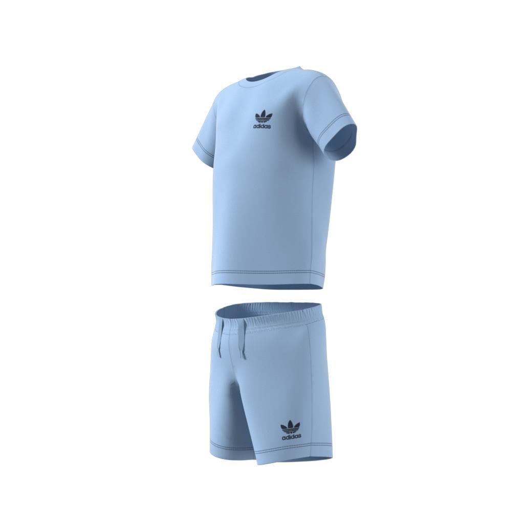 Unisex Shorts Tee Set, Blue, A701_ONE, large image number 14