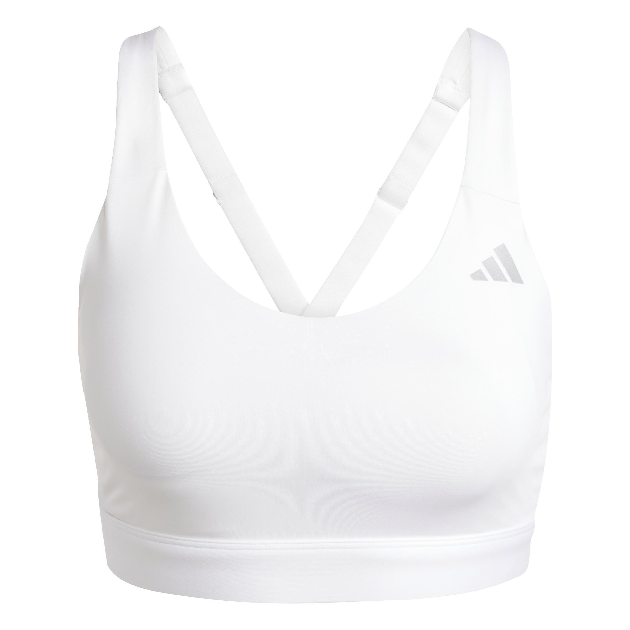 Ultimateadidas Run High-Support Bra, White, A701_ONE, large image number 0