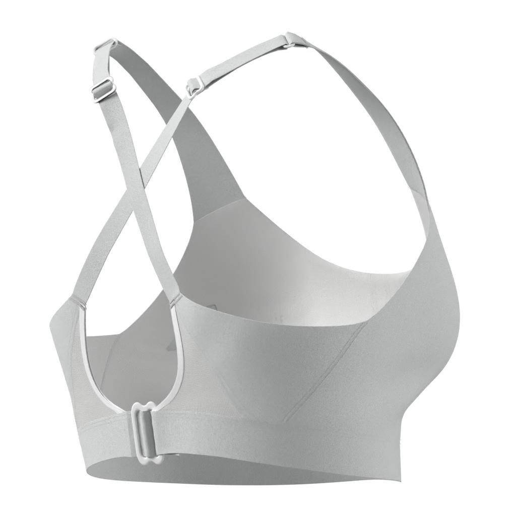 Ultimateadidas Run High-Support Bra, White, A701_ONE, large image number 5