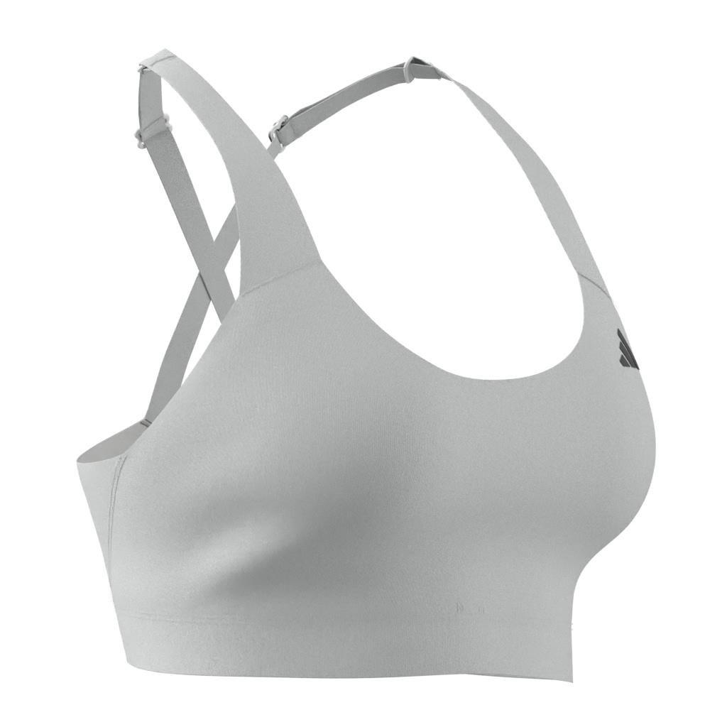 Ultimateadidas Run High-Support Bra, White, A701_ONE, large image number 6