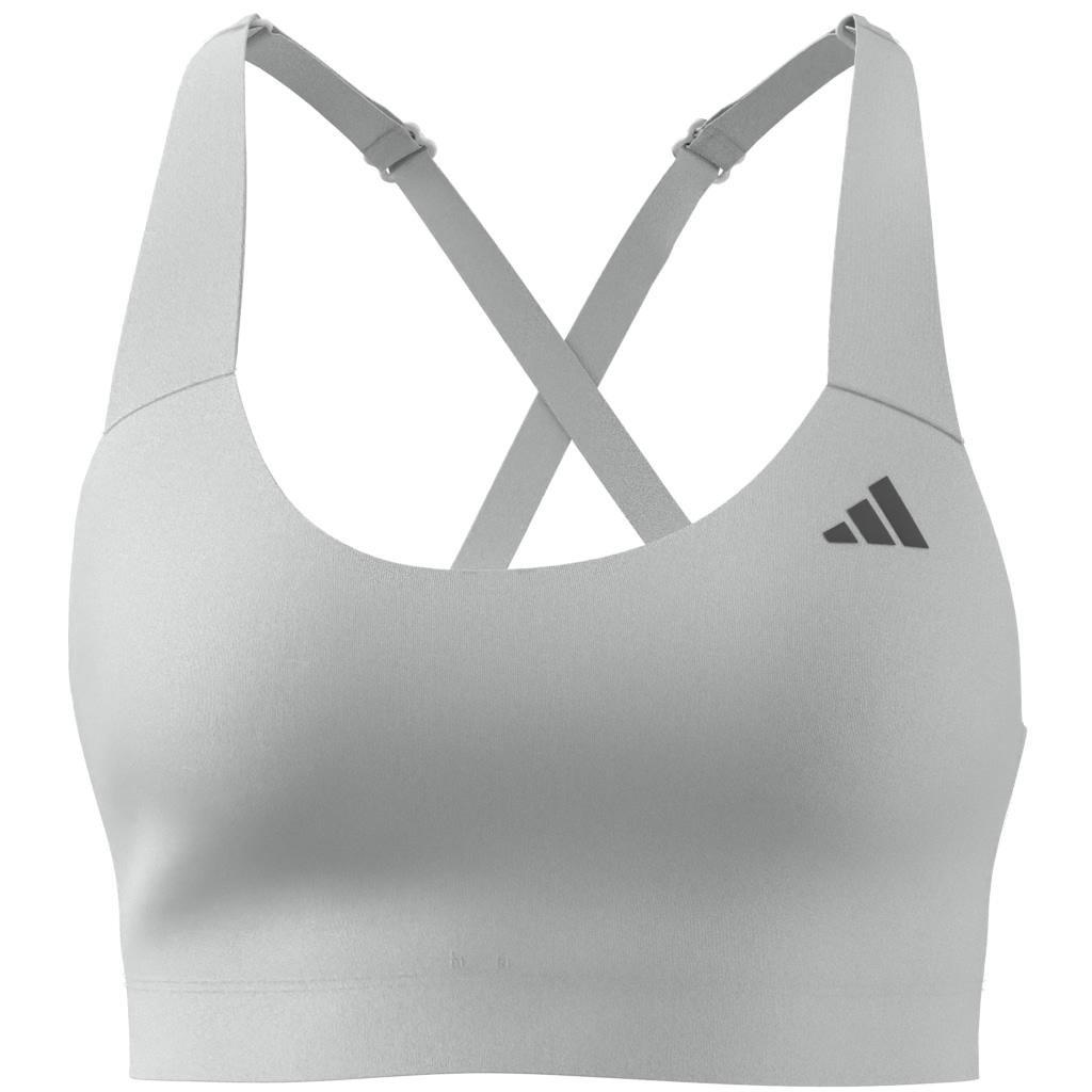 Ultimateadidas Run High-Support Bra, White, A701_ONE, large image number 11