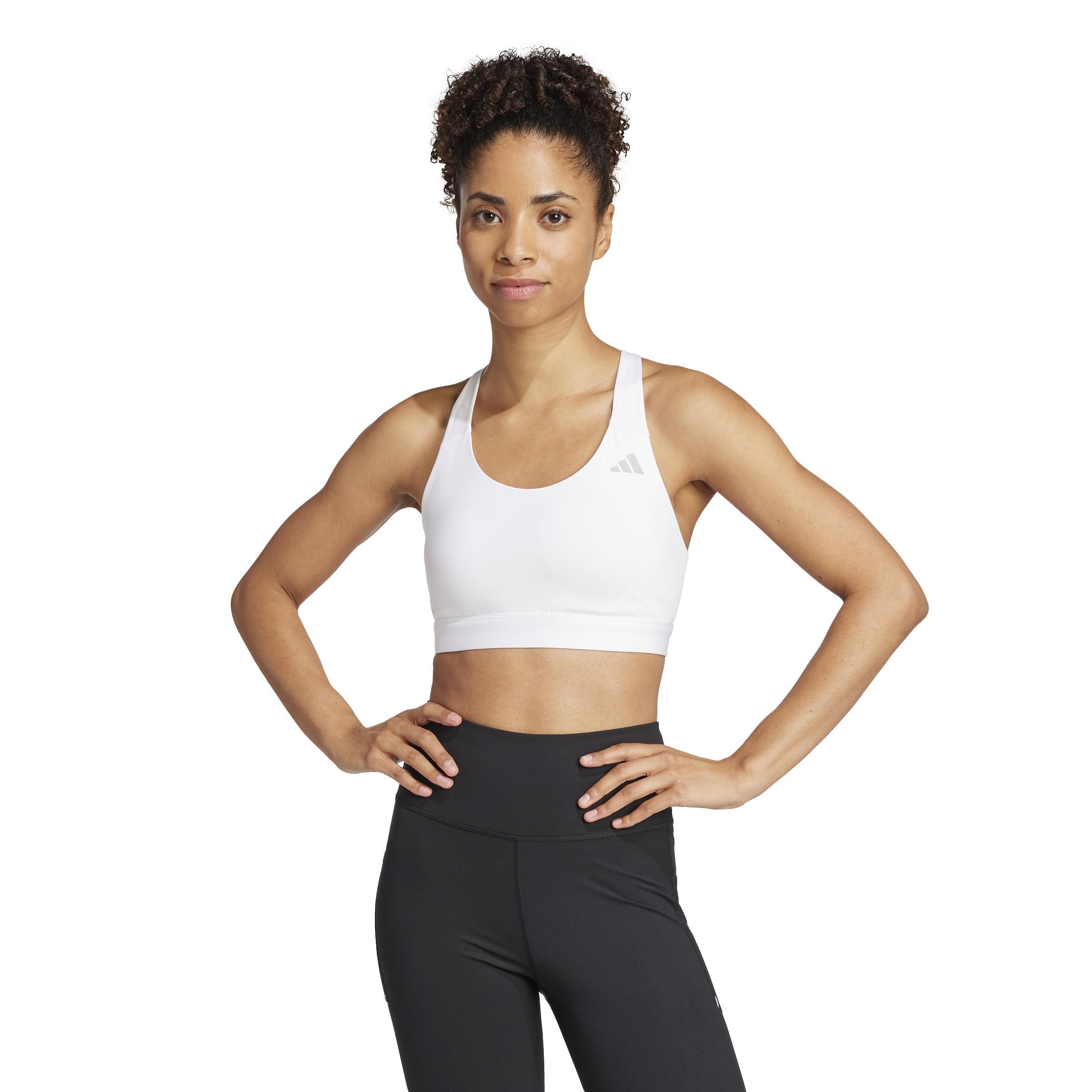 Ultimateadidas Run High-Support Bra, White, , large image number 13