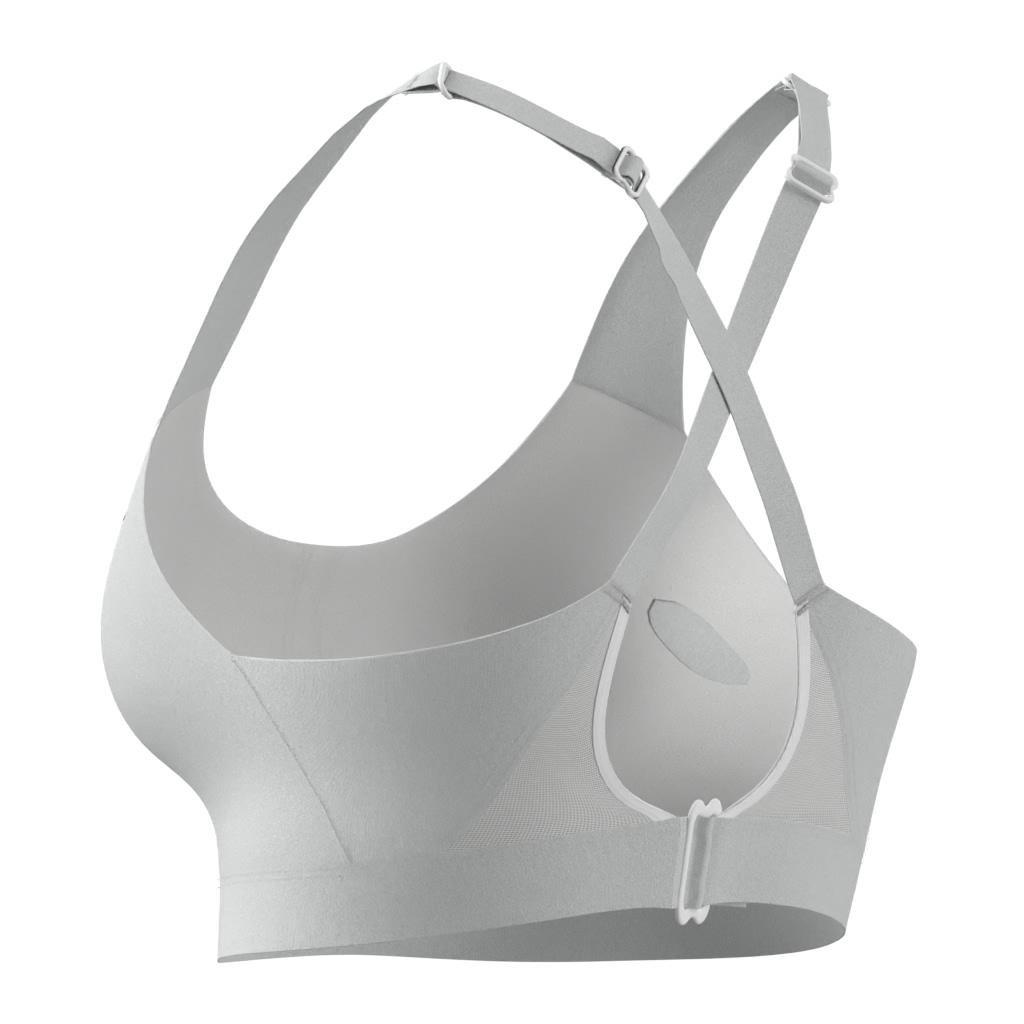 Ultimateadidas Run High-Support Bra, White, A701_ONE, large image number 14