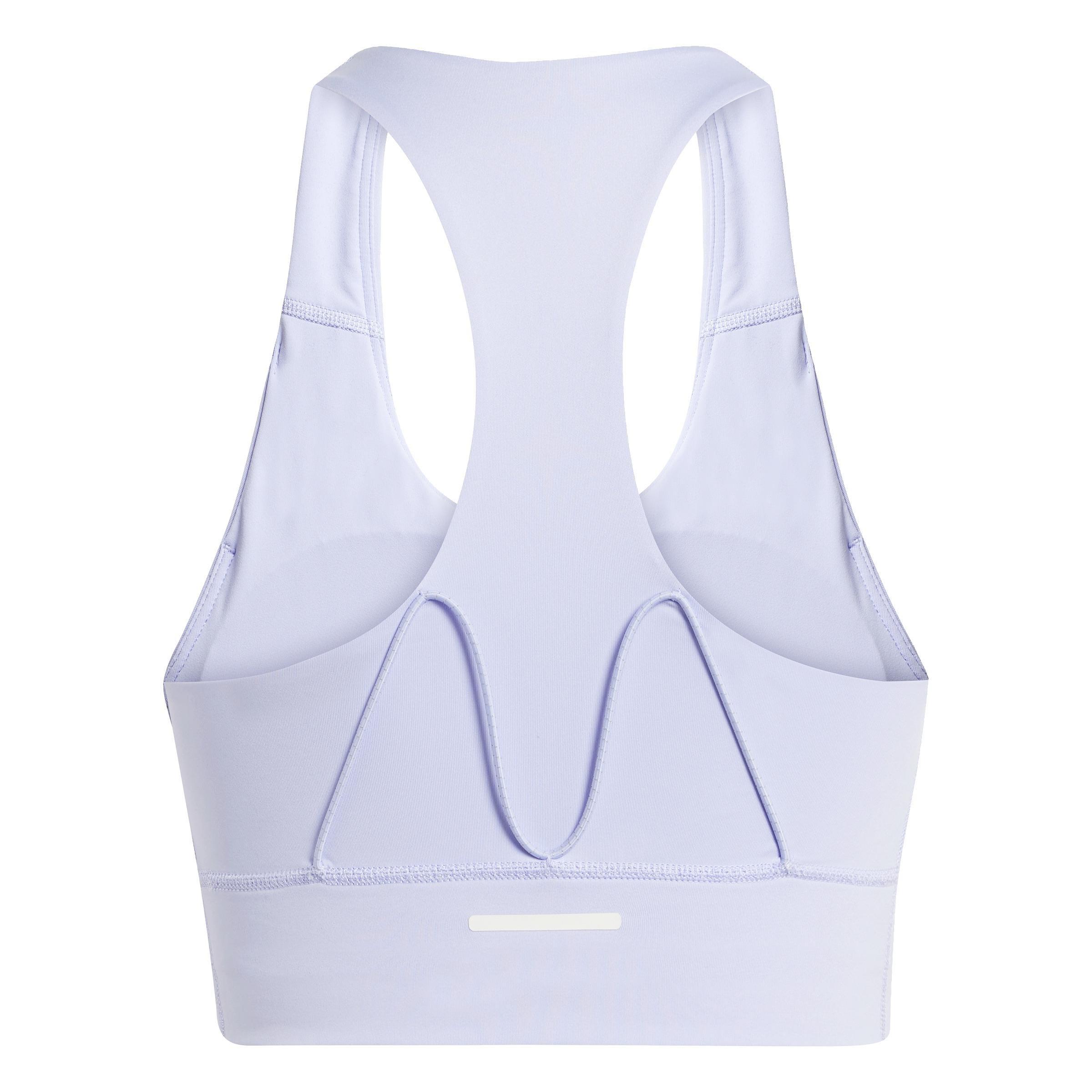 Run Pocket Medium Support Bra, Purple, , large image number 1