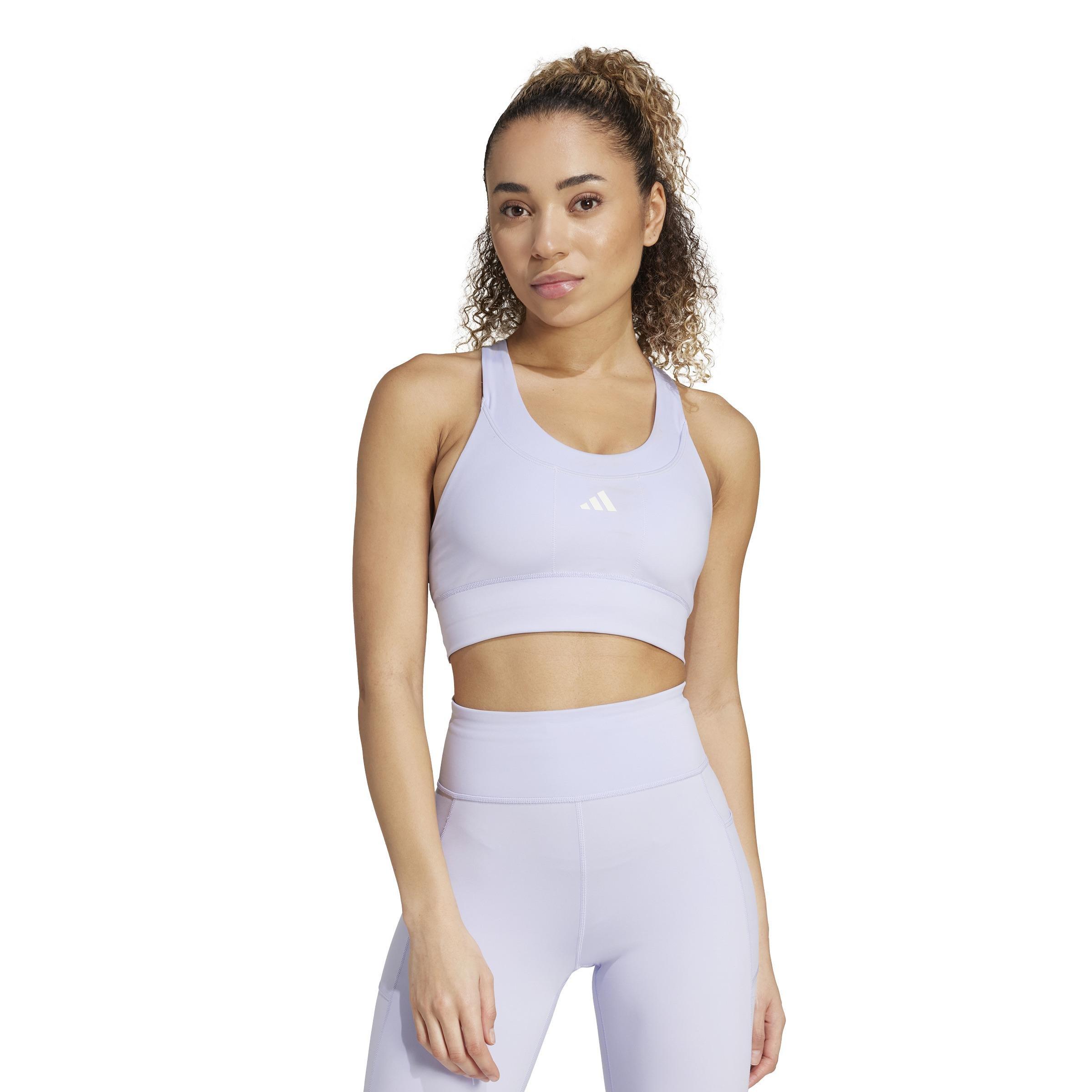 Run Pocket Medium Support Bra, Purple, , large image number 6