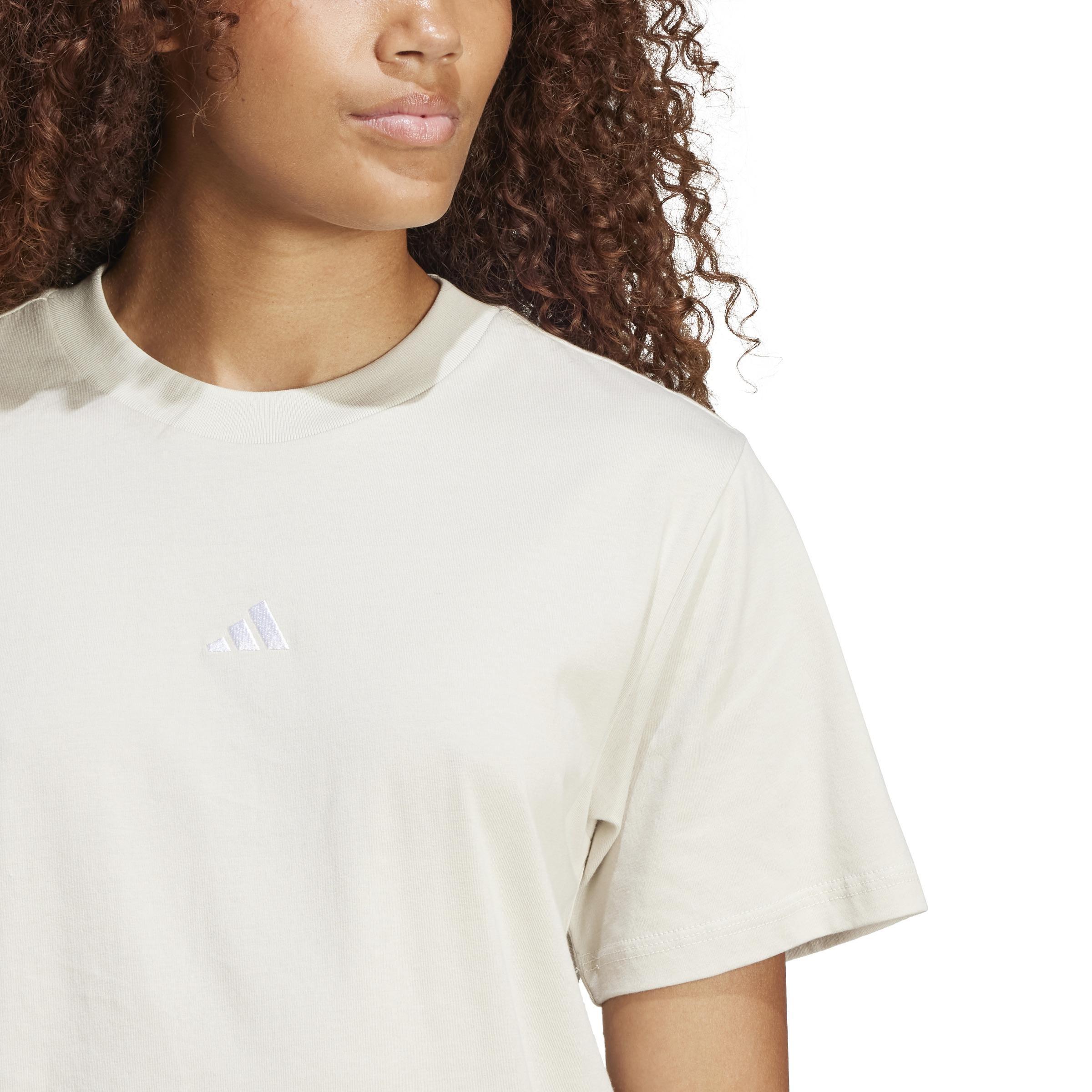 Essentials Small Logo Cotton T-Shirt, Grey, , large image number 3