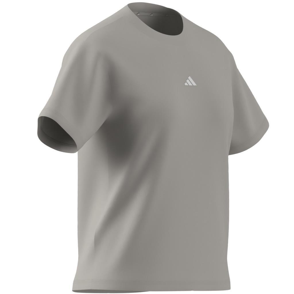 Essentials Small Logo Cotton T-Shirt, Grey, , large image number 5