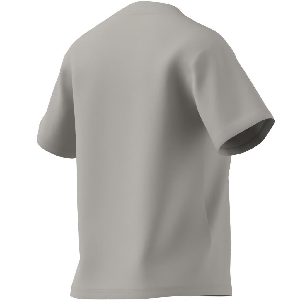 Essentials Small Logo Cotton T-Shirt, Grey, , large image number 9
