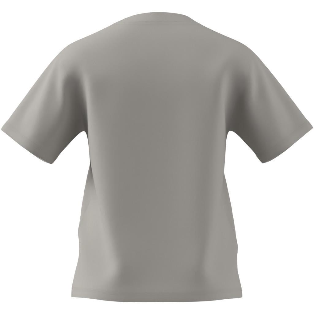 Essentials Small Logo Cotton T-Shirt, Grey, , large image number 11