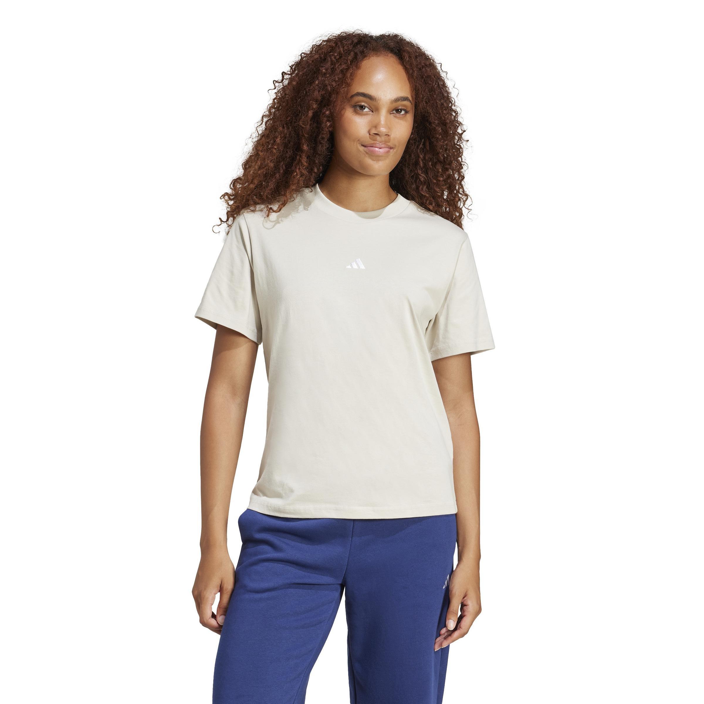 Essentials Small Logo Cotton T-Shirt, Grey, , large image number 12