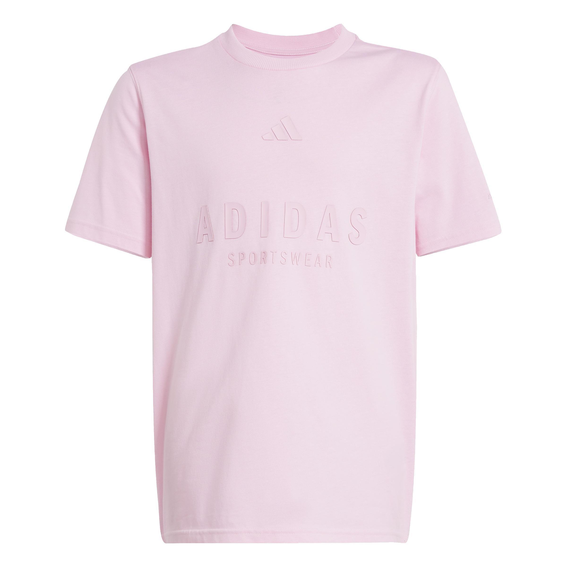 Unisex Kids ALL SZN Graphic T-Shirt, Pink, , large image number 0