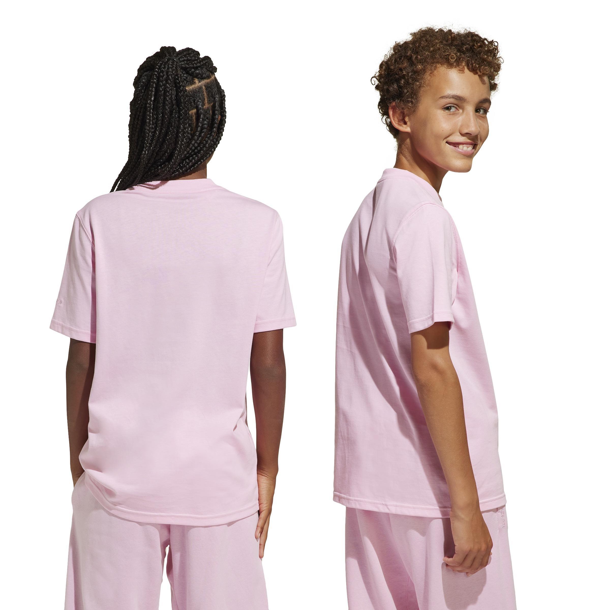 Unisex Kids ALL SZN Graphic T-Shirt, Pink, , large image number 2