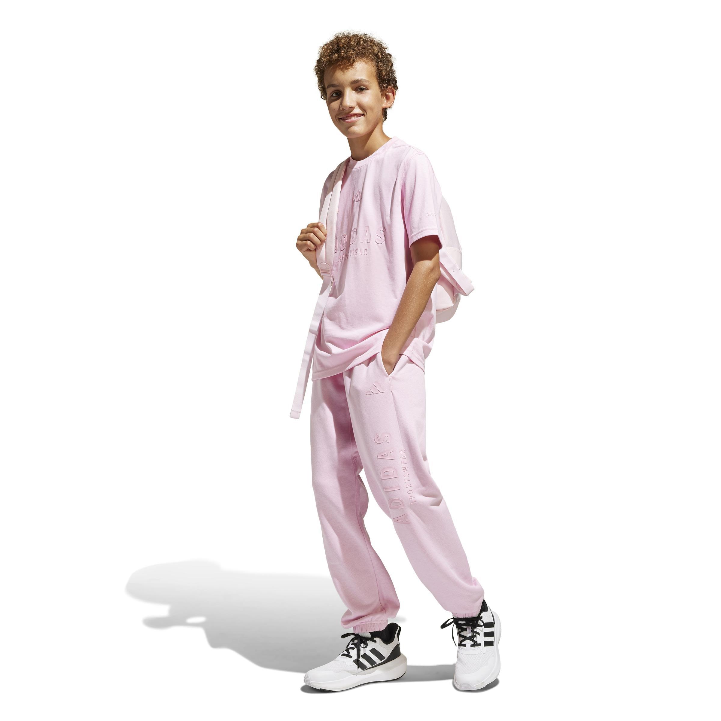 Unisex Kids ALL SZN Graphic T-Shirt, Pink, , large image number 8