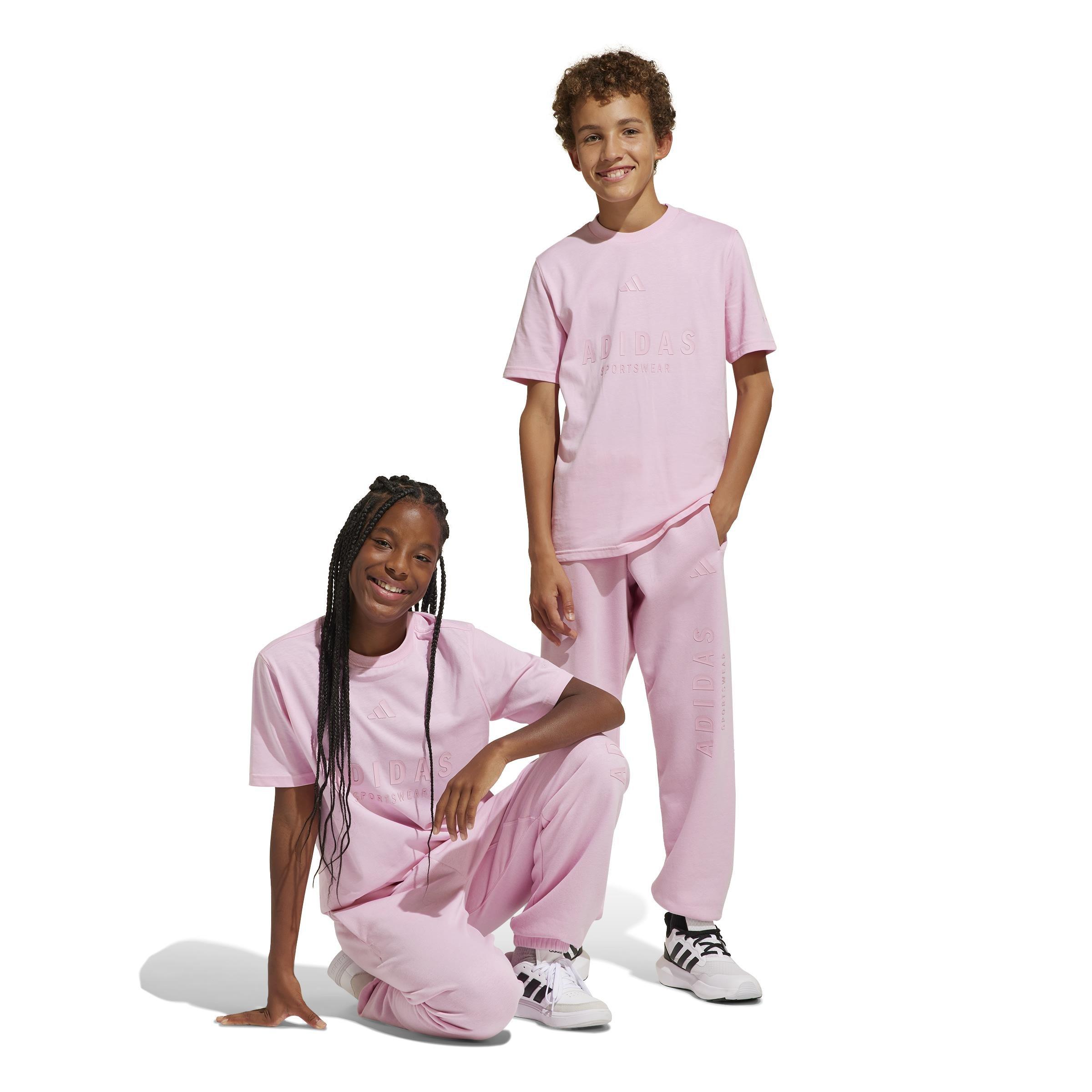 Unisex Kids J All Season GFX Pants, Pink, , large image number 8