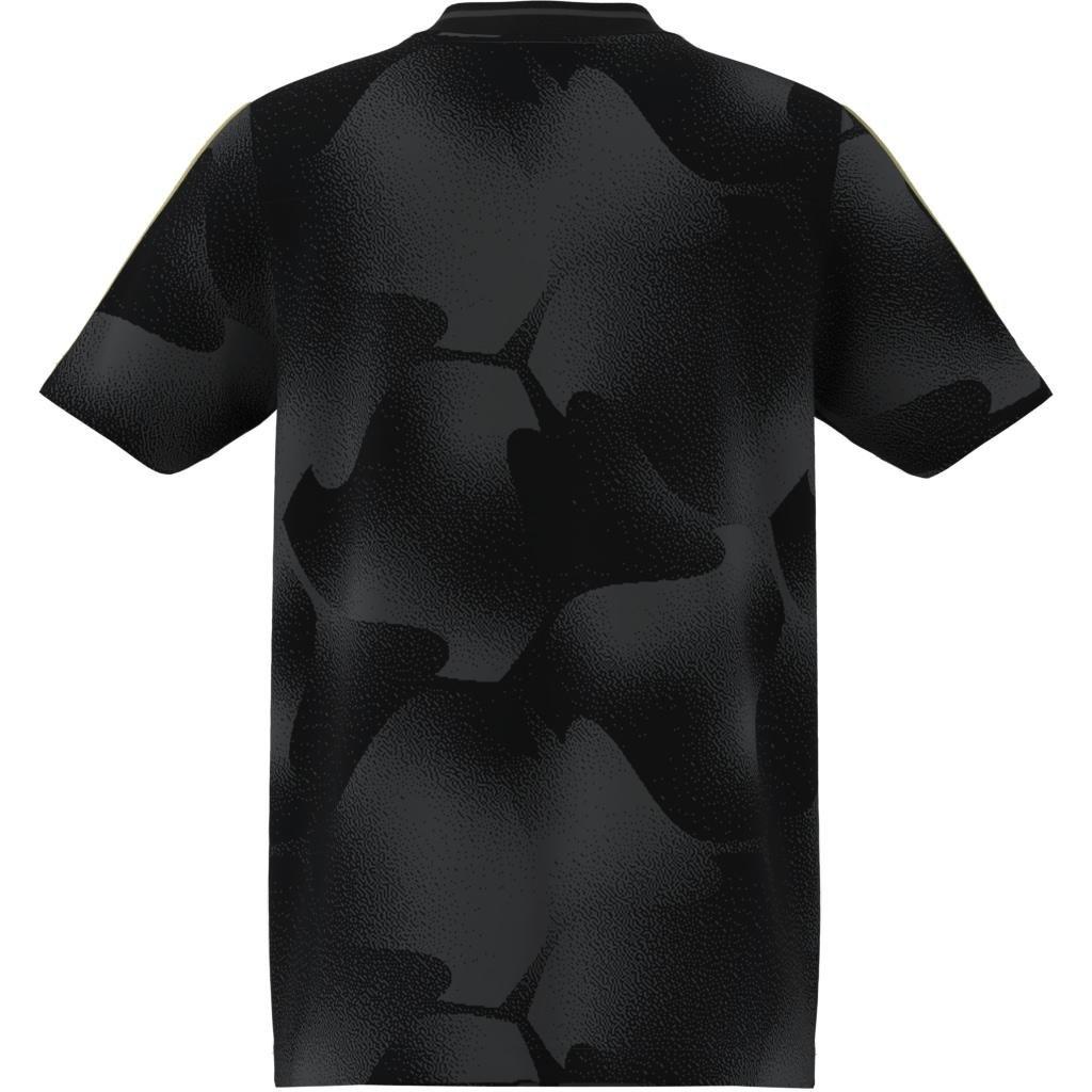 Unisex Kids House of Tiro Colors of Football T-Shirt, Black, A701_ONE, large image number 6