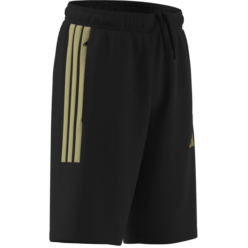 Unisex Kids House of Tiro Colors of Football Shorts, Black, A701_ONE, large image number 5