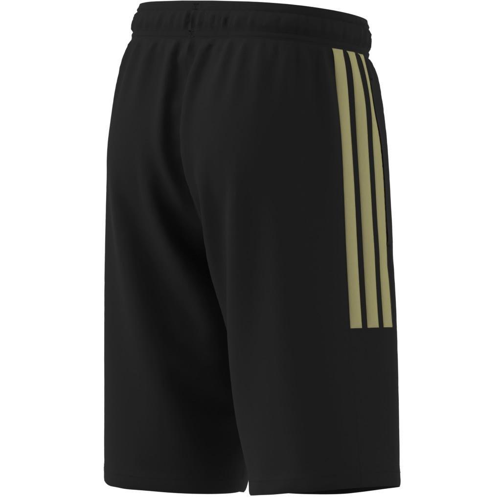 Unisex Kids House of Tiro Colors of Football Shorts, Black, A701_ONE, large image number 6