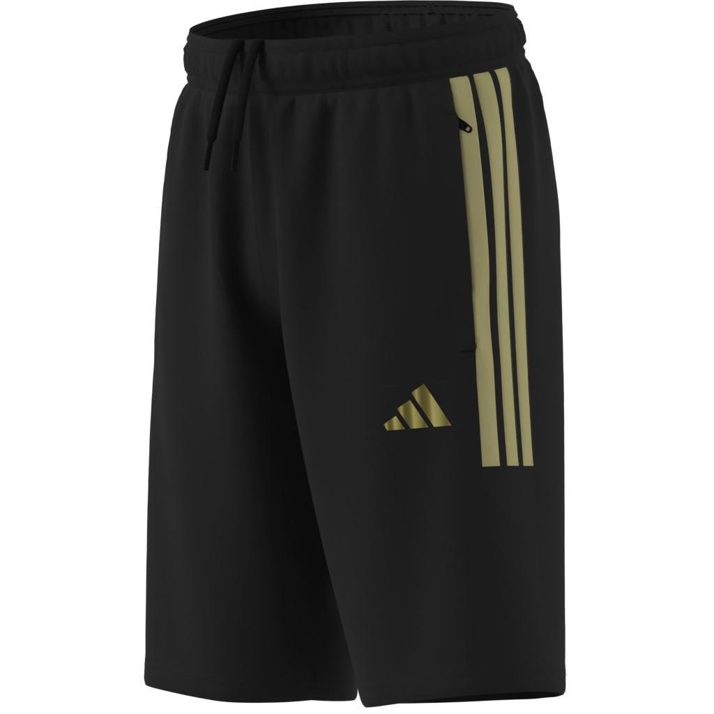 Unisex Kids House of Tiro Colors of Football Shorts, Black, A701_ONE, large image number 7