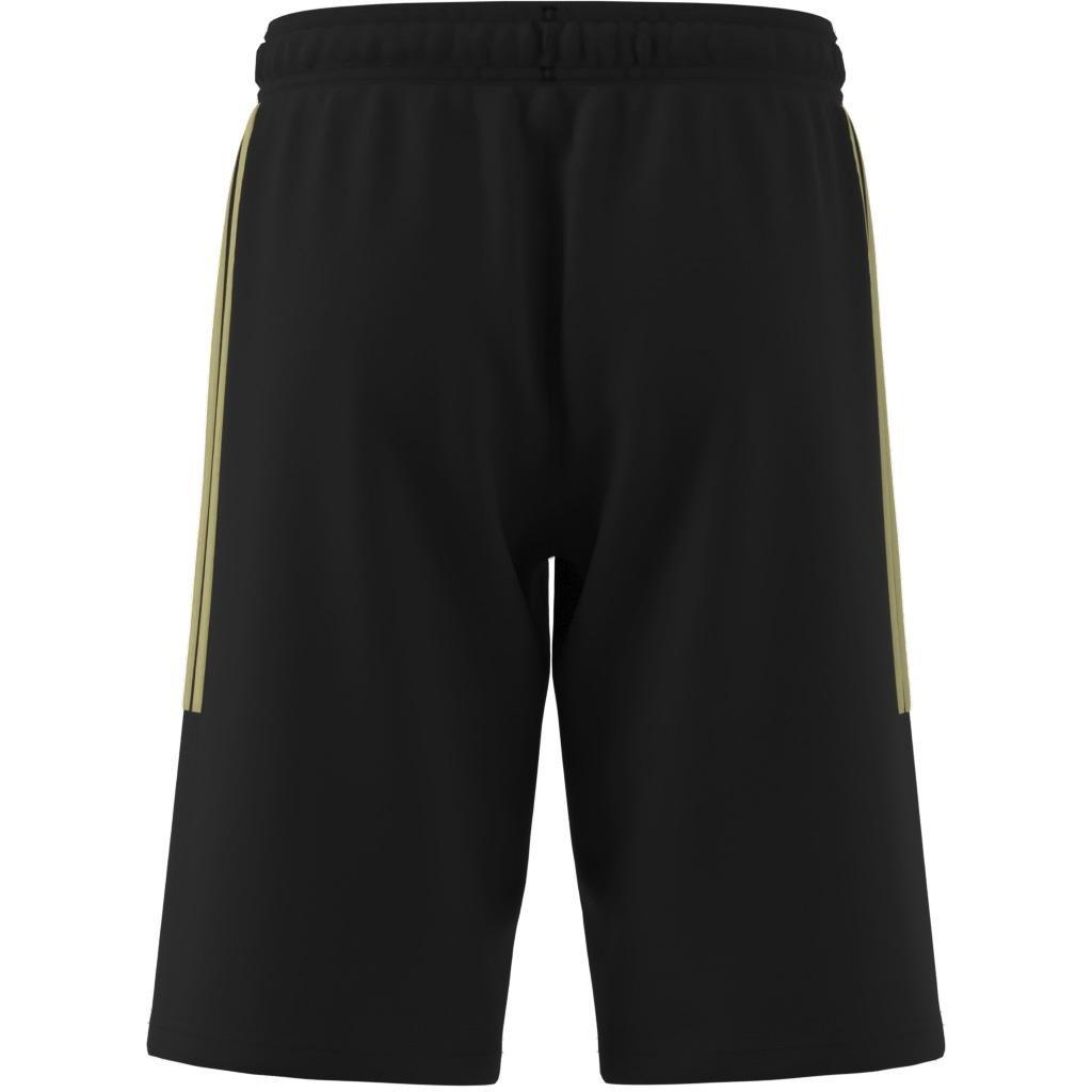 Unisex Kids House of Tiro Colors of Football Shorts, Black, A701_ONE, large image number 11
