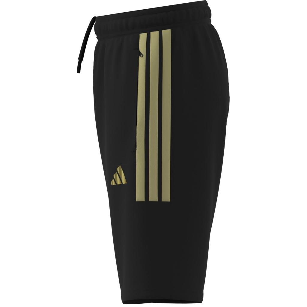 Unisex Kids House of Tiro Colors of Football Shorts, Black, A701_ONE, large image number 13