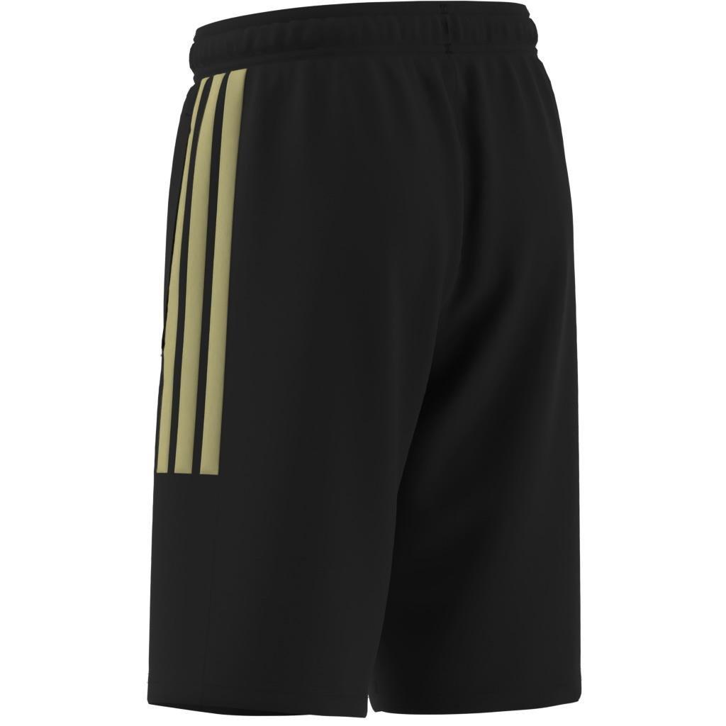 Unisex Kids House of Tiro Colors of Football Shorts, Black, A701_ONE, large image number 14