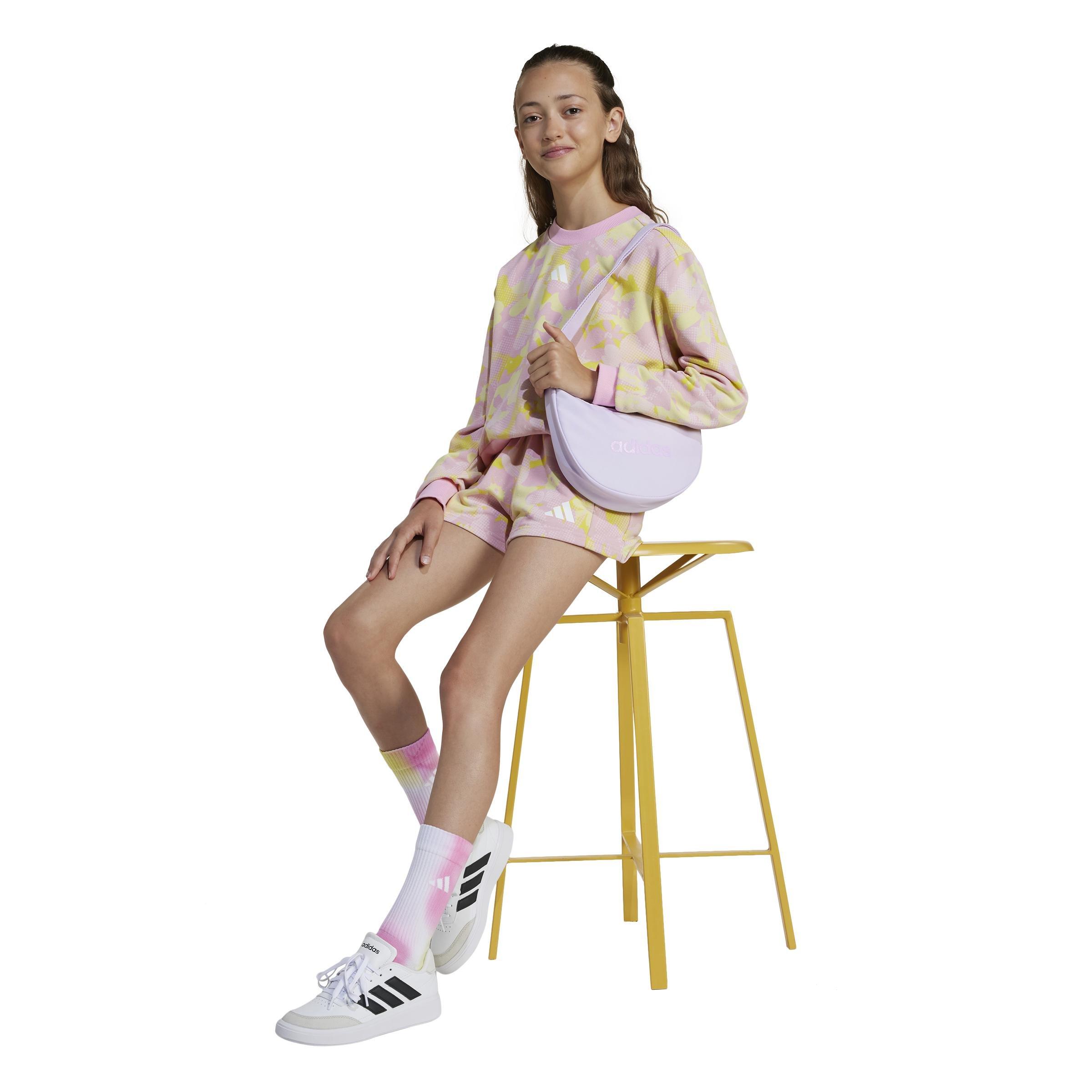 Kids Seasonal Essentials Flower Shorts Kids, A701_ONE, large image number 5